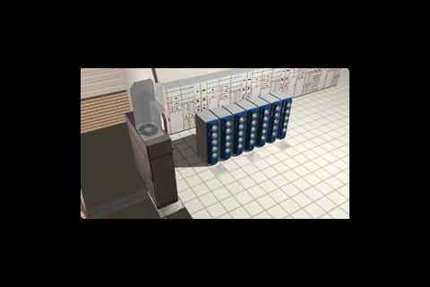 Using the latest Trox CO2 cooling system, fewer cabinets are required and less floor space needed for the same number of servers